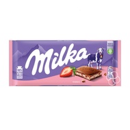 Milka Strawberry Milk Chocolate 100g