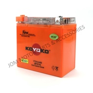 KOYOKO YTX14-BS Nanogel Motorcycle Battery Bateri HONDA TRX420/HONDA SHADOW/750BMW R1200/KAWASAKI ZX-12R/NAZA BLADE 650