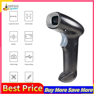 USB Barcode Scanner 1D 2D QR Handheld แบบมีสาย Bar Code Reader รองรับหน้าจอรหัสเข้ากันได้กับ Windows XP/7/8/10 Android Linux ระบบสำหรับ Supermarket Library Book Shop Logistics ขายปลีกคลังสินค้า