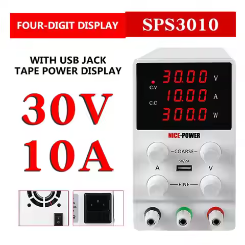 30V 10A Adjustable Dc Regulated Power Supply SPS3010 Laptop Maintenance Power Supply 2025 NEW