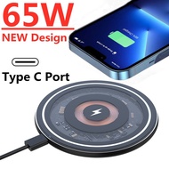 65W Wireless Charger Pad Stand for iPhone Samsung Galaxy Note Xiaomi VIVO OPPO HUAWEI HONOR Qi Fast Wireless Charging Dock Station