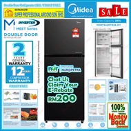 Program NUR (E-Rebate RM200) Midea Fridge MDRT346MTB28-MY 280L 2 Door Inverter Refrigerator