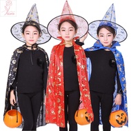 [COD] มายากล ชุดฮาโลวีนเด็ก halloween costumes kids halloween ย่ำแย่ ตลก หมวกค้างคาว ผี สำหรับชายหญิง ชุดคอสเพลย์เด็ก ชุดเสื้อคลุมฮาโลวีน เครื่องแต่งกายที่น่ากลัว เสื้อผ้าประสิทธิภาพ