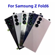 Back Glass back cover case for Samsung Galaxy Z Fold6 SM-F956B F956U F956N battery cover Housing Cov