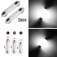 2pcs LED Dome Light 36mm Bulb C5W Car Auto Interior Lamp 12V White License Plate Trunk