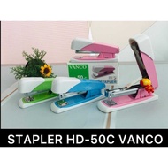 (1 PCS) STAPLER VANCO LARGE SMALL PASTEL STEPLER/ OFFICE COLLEGE STATIONERY COMPLETE STATIONERY