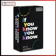 If You Know You Know IYKYK The Question Card Game Board Games Bachelorette Party Games