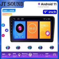 JTsound จอแอนดรอยด์ 9 นิ้ว  IPS เครื่องเสียงติดรถยนต์ ดู Netflix Youtube ได้ Android11 WIFI GPS แบ่งจอได้