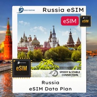 【eSim】Russia eSIM I Roaming Data Travel eSim (3GB - 20GB) GOGO ROAMING Travel eSim