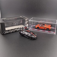 Fine Works 1/64 Corvette c8 zr1 Iron Bottom Rubber Tire Comes with Silky Bearing Wheel Alloy Car Mod