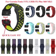 22MM 26MM Strap for Garmin Fenix3/Fenix 5X/Fenix 5X Plus/S60/MK1/Fenix 5/Plus