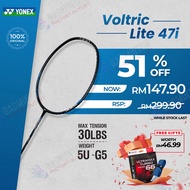 YONEX Voltric Lite 47i (Graphite) 5UG5 Badminton Racket - Suitable For Speed Attack Player 【FREE STRING &amp; GRIP】