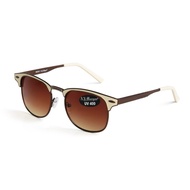 AJ Morgan Daring Sunglasses Bronze/Cream Brown Lens