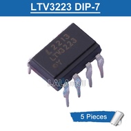 5ชิ้น LTV3223 DIP-7 LTV-3223 LTV 3223 DIP7ชิป Photocoupler ของแท้ใหม่