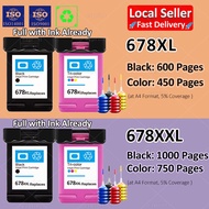 Compatible HP 678XL HP678XXL HP 678 Ink Cartridge HP 678 Refill HP 678 Black HP 678 Colour for 4535 