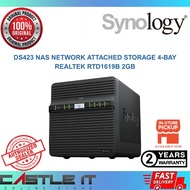 Synology DS423 NAS Network Attached Storage 4-Bay Realtek RTD1619B 2GB