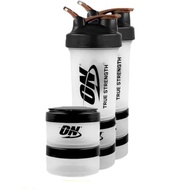 Optimum Nutrition protein shaker with compartment 450ml