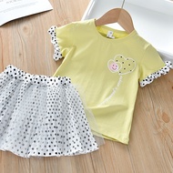 Girl  Top and Skirt Set Korean Style Code 8635 Ready Stock Malaysia