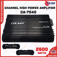 ♫ Caliber 4 Channel High Power Amplifier CA-7040 4-Channel Car Power Amp 2600Watts Amplifier Suitable For All Car