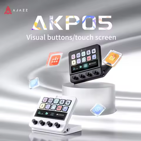 Ajazz AKP05E Controller Keyboard Visualization Programming Button Integrated Desktop Assistant Self