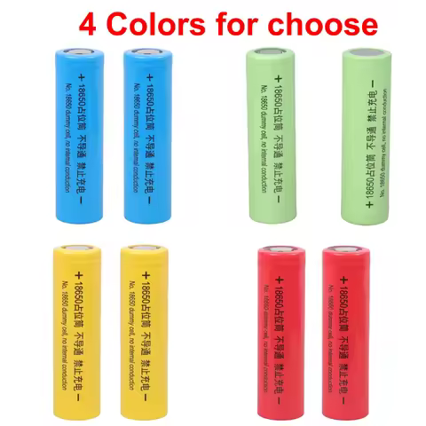 18650 Dummy Battery Spacer Tube 0V NonConductive For Power Adapters Welding Training DIY Projects Y4
