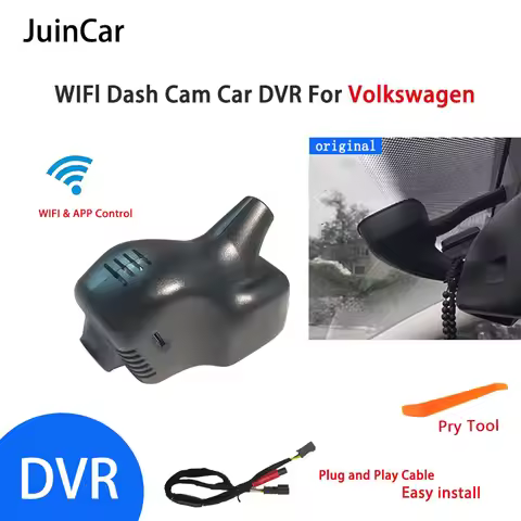 1K 2K 4K Car Dash Cam Car Camera Recorder Plug and Play For Volkswagen Eos Bora Passat CC B7 Tiguan 