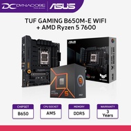 【DYNACORE BUNDLE】Asus TUF GAMING B650M-E WiFi M-ATX Motherboard with AMD Ryzen 5 7600 CPU / Processor