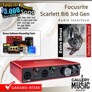 Focusrite Scarlett 8i6 3rd Gen SoundCard Recording USB Audio Interface
