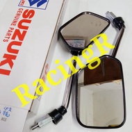 * SIDE MIRROR SET PETAK CHROME SUZUKI RGS RG SPORT RC80 RC V100 FX110 VS125 CP THAILAND C70 8MM CHOP
