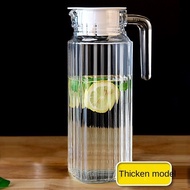 Thick Large-Capacity Lead-Free Glass Pot Cold Water Jug Beverage Jug Water Pitcher Juice Jug Draught Beer Pitcher Water Bottle