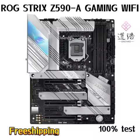For ROG STRIX Z590-A GAMING WIFI Motherboard 128GB PCI-E4.0 HDMI M.2 LGA 1200 DDR4 ATX Z590 Mainboar