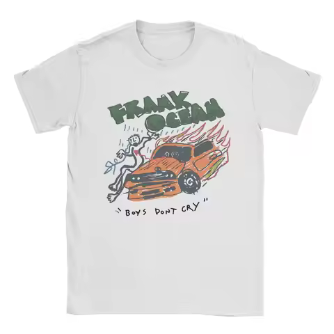 Frank O-ocean Blonde New Arrival T Shirt Men Women Frank Boys Don't Cry 100% Cotton Tee Shirt Clothi