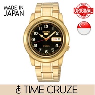 [Time Cruze] Seiko 5 SNKK40J  Automatic 21 Jewels Gold Tone Men Watch  SNKK40J SNKK40