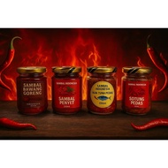 Sambal Pedas Indonesia (Ready to Eat) Sambal Penyet/Sambal Cumi Sotong/Sambal Tuna/Sambal Bawang