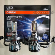 พร้อมส่ง OSRAM หลอดไฟหน้ารถยนต์ XLZ LED +200% 6000K H4 กล่อง/2 หลอด รับประกัน 1 ปี