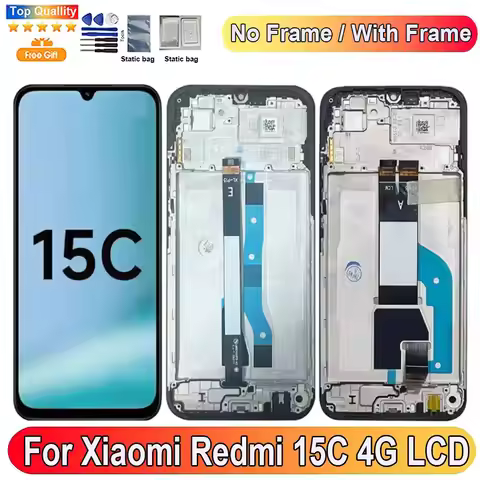 6.9''For Xiaomi Redmi 15C 4G LCD Display Screen Touch Panel Digitizer Replacement Parts For Xiaomi R