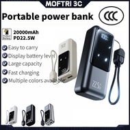 【SG】CCC Portable power bank 20000mAh Portable Charger 22.5W Fast Charging  for iPhone iWatch Airpods