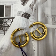 Dior CD 復古logo耳環