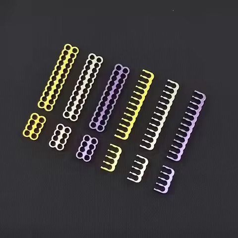 24P 8P Zinc Alloy Metal Wire Cable Comb Wire Card Buckle Module Power Cord Dedicated Controller OD 3