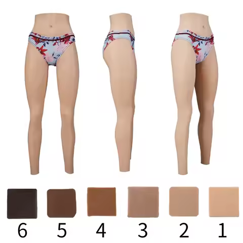 EYUNG Long Crossdressing Silicone Pants Men Underwear Penetrable Panties Drag Queen Male to Female P