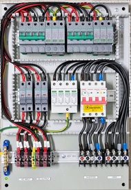 AC-DC combiner box 2string DC 1000V (SUNTREE) MCB RCBO 4P 25-32-40-50A InA100mA 3phase สำหรับระบบโซล