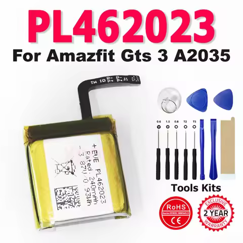 NEW PL462023 For 240mAh PL462023 Battery For Amazfit Gts 3 A2035 Smart Sports Watch+TOOLS