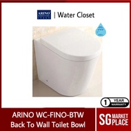 Arino Back To Wall Mounted Toilet Bowl | Soft Close Seat Cover | 3 Ticks | Free Shipping | WC-FINO-BTW