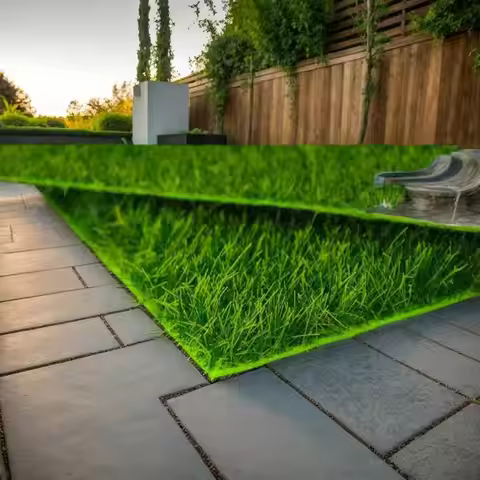 Artificial Grass Model Carpet 15/30cm Square 1/2PCS, DIY Railway Layout Accessories, 3mm 5mm 8mm