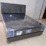 SPRINGBED BIGLINE BY BIGLAND -160X200 FULL SET DIVAN SANDARAN MURAH