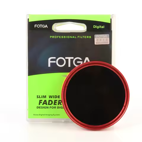FOTGA Ultra Slim ND Filter 49/52/55/58/67/72mm Fader Adjustable Variable ND Lens Filter ND2 ND8 ND40