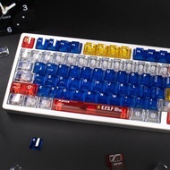 Gundam Keycaps Cherry Profile 140 Keys PC Mechanical Keycap Wooting Aula F75 Light Transmission Keyc