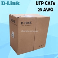 DLINK CABLE UTP CAT 6 23AWG NCB C6UGRYR 305F1A 23 GREY