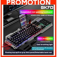~Ship From KL~ GK70 Mechanical GAMING KEYBOARD 104keys Colorful LED Backlight Gaming Keyboard G700 K