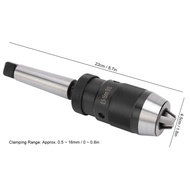 Drill Chuck Keyless Drill Chuck Morse Taper Quick Release for Column Drilling Machine MT3‑B16 0.5‑16